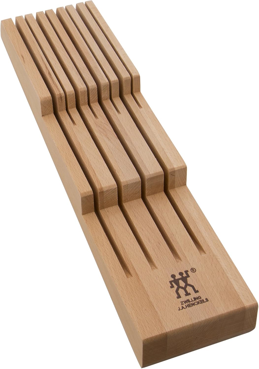 In-drawer Knife Organizer, 8-slot, Beechwood