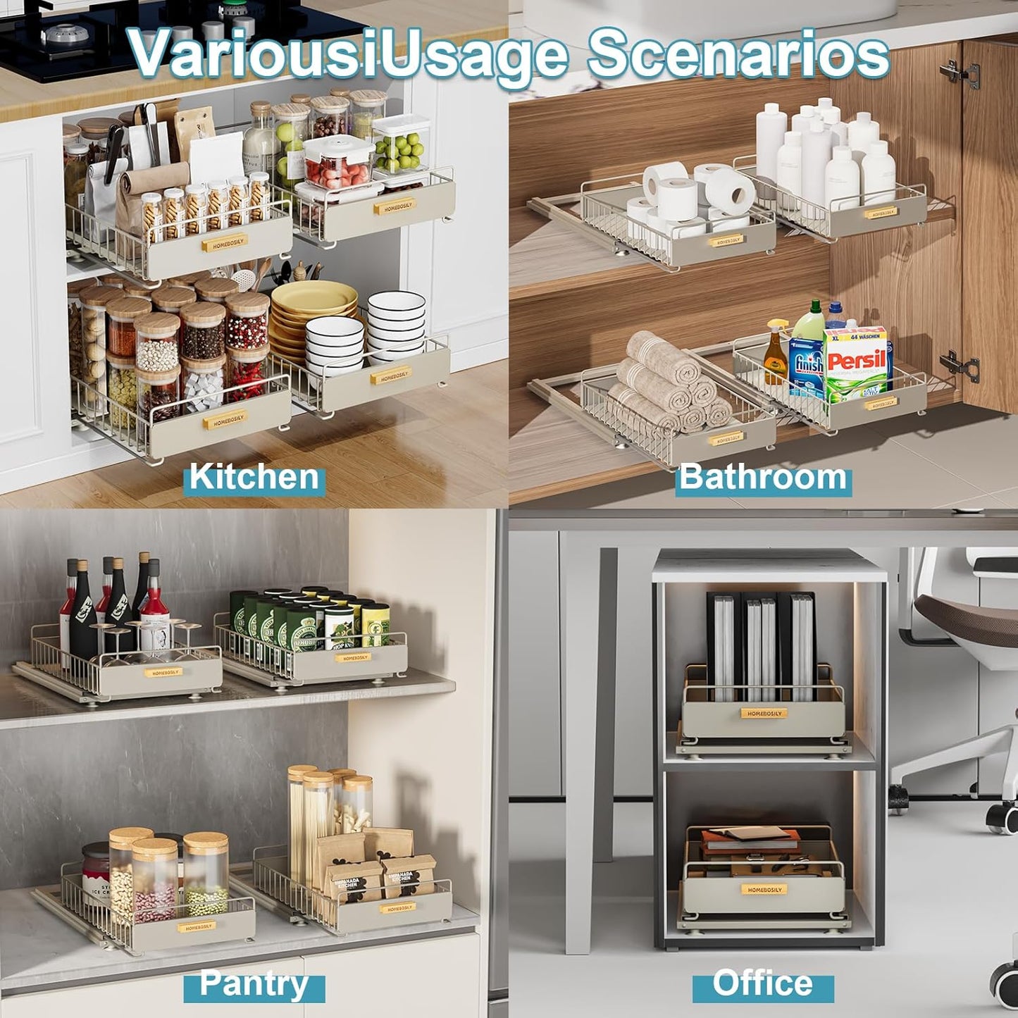 Under Sink Organizer - Under Sink Organizers and Storage Shelves