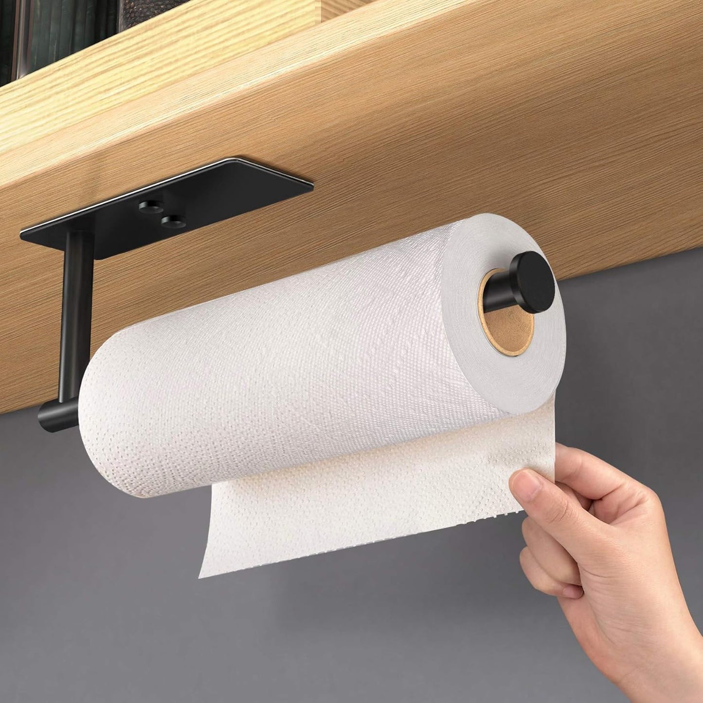 Self Adhesive Paper Towel Holder Under Cabinet Mount