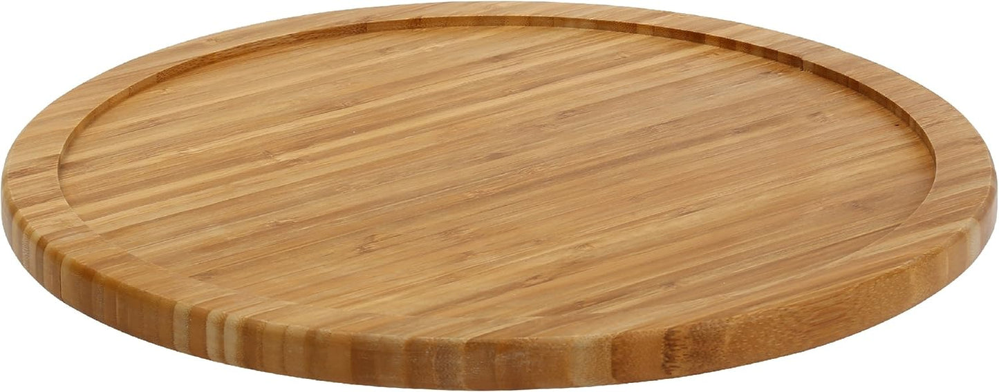 Bamboo Wooden Non-Skid Spinner for Kitchen, Pantry, Fridge, Cupboards, or Counter Organizing