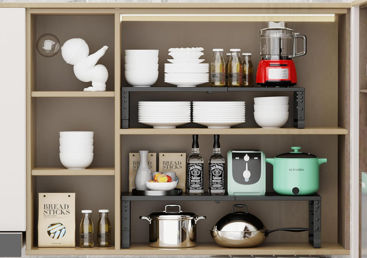 Jojocross Expandable Stackable Spice Rack Organizer for Kitc