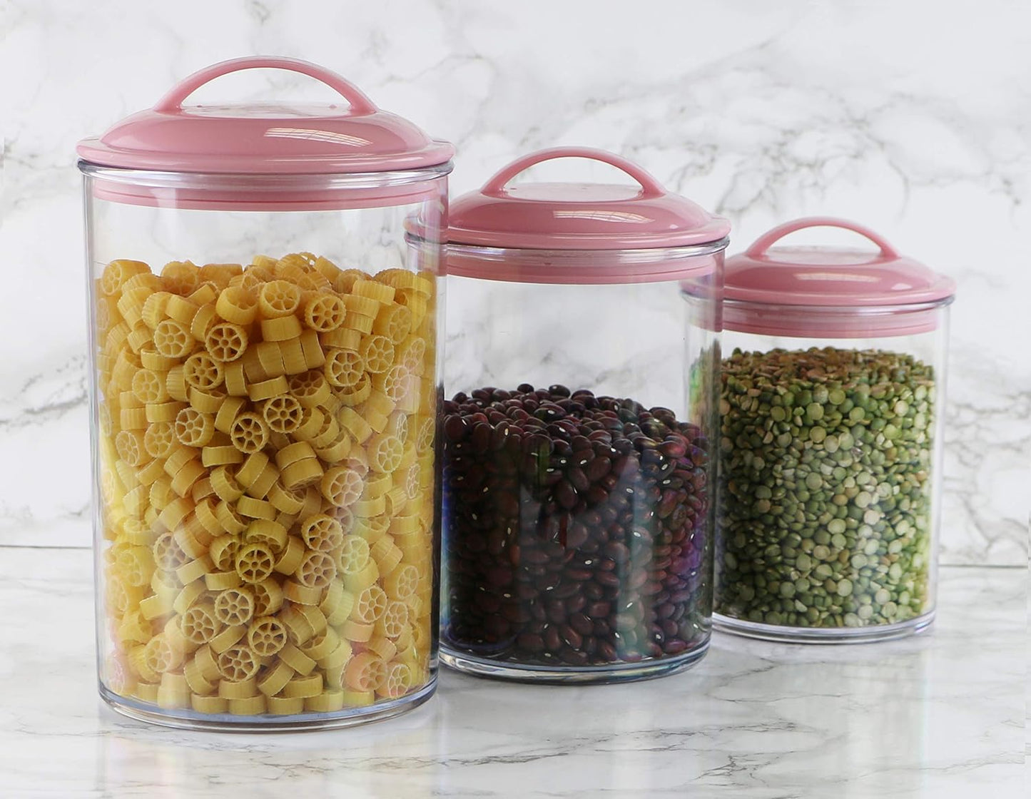 Food Storage Containers, BPA Free Airtight Canisters for Cereal, Pasta, Sugar, Coffee, Flour