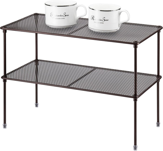 2-Pack Kitchen Cupboard Shelf Organizer for Cabinet