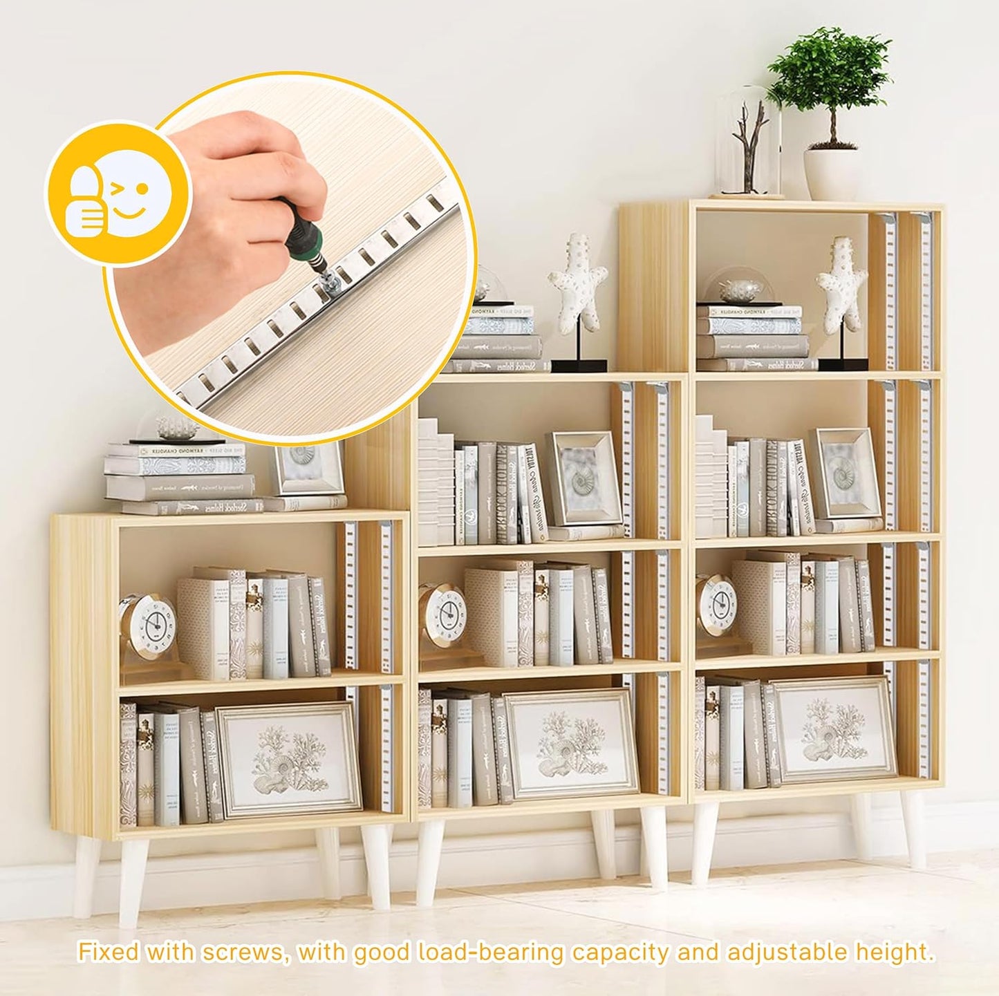Adjustable Shelf Bracket 40 Inch 8 Pack Silver Shelf Pilaster Strips Shelf Rail Shelf Track Adjustable Wall Shelves Shelf Standards and Supports for Cabinet Closet Organization