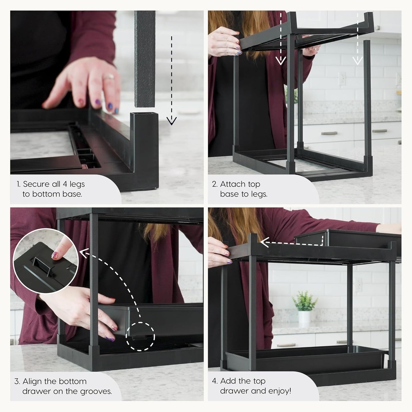 Under Sink Organizer, Bathroom Organizers and Storage