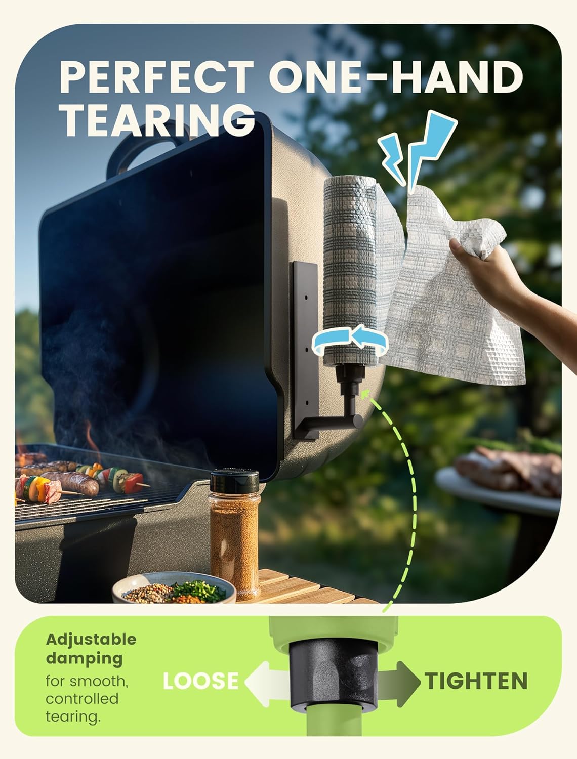 Magnetic Paper Towel Holder, Strong Magnet Paper Towel Holder for Fridge, Kitchen, RV, Garage