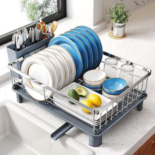 Dish Drying Rack - Small Dish Rack for Kitchen Counter