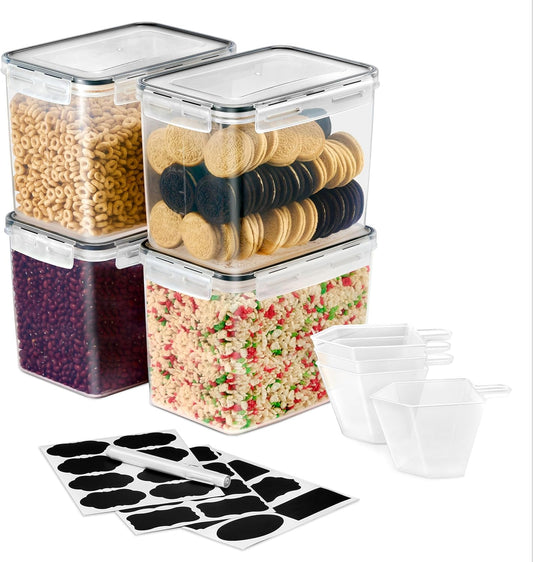 Food Storage Containers - Pack of 4 - Air Tight