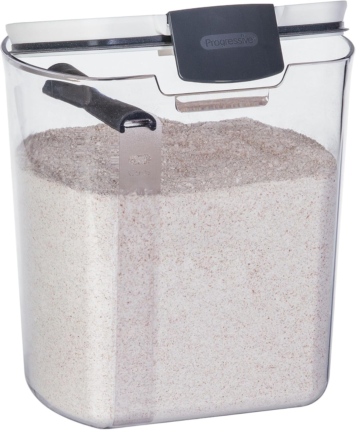 Flour Storage Container, 4-Quart, BPA-Free Plastic, Dishwasher Safe