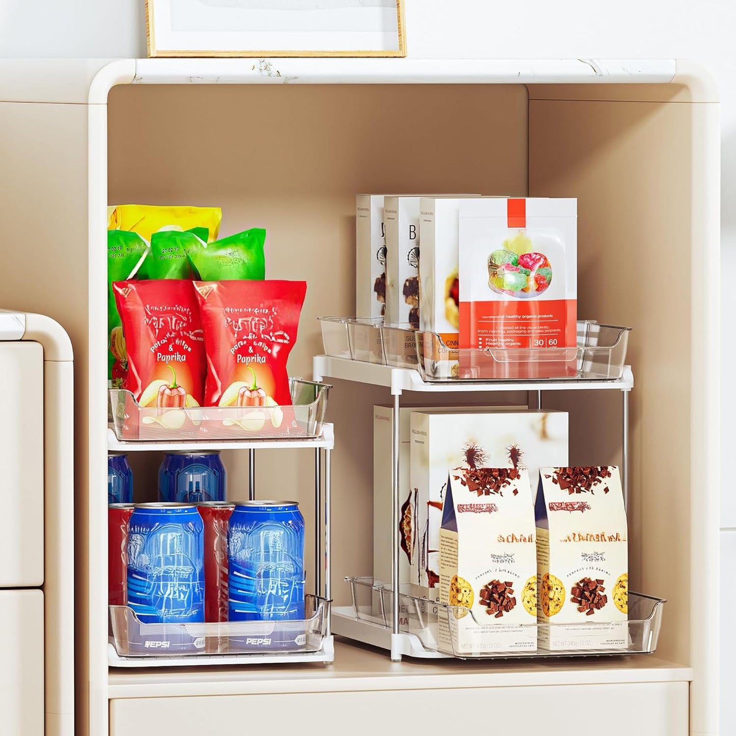 2-Tier Multi-Purpose Bathroom Under Sink Organizers and Storage