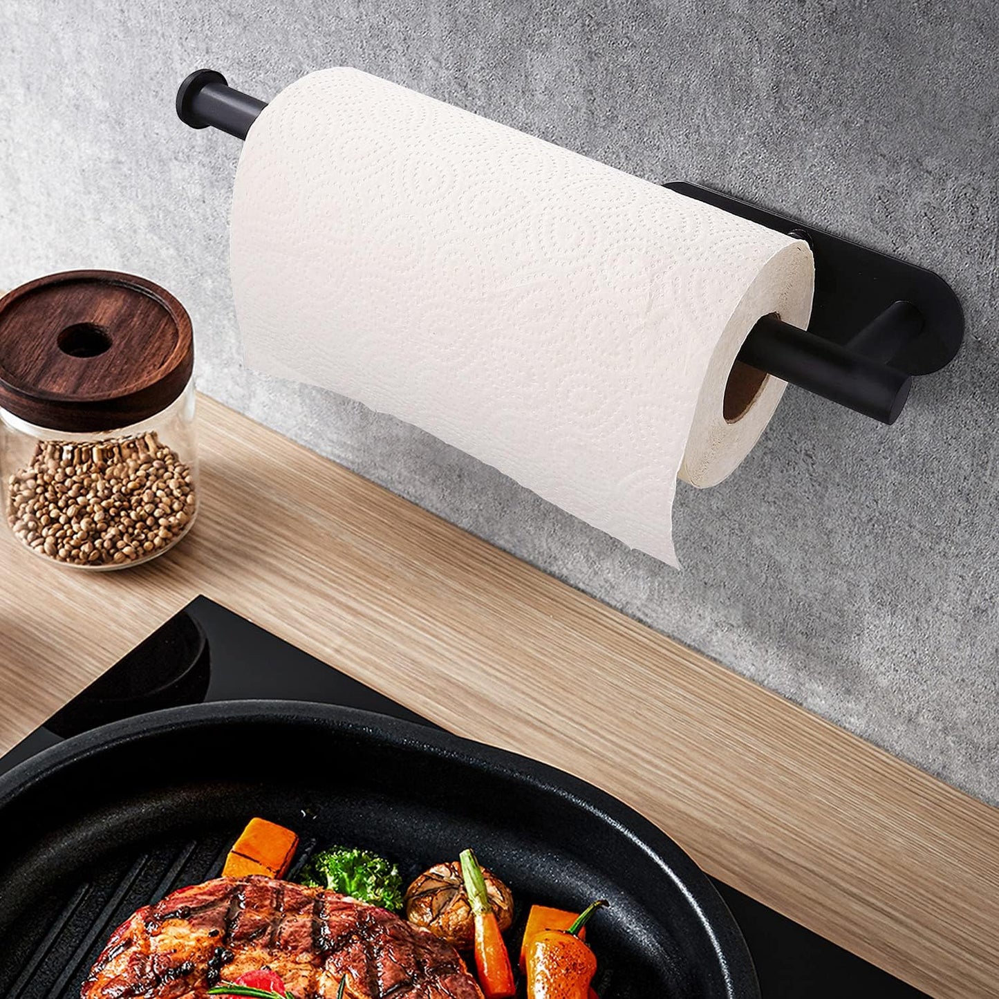 Paper Towel Holders-Blcak,Paper Towels Rolls