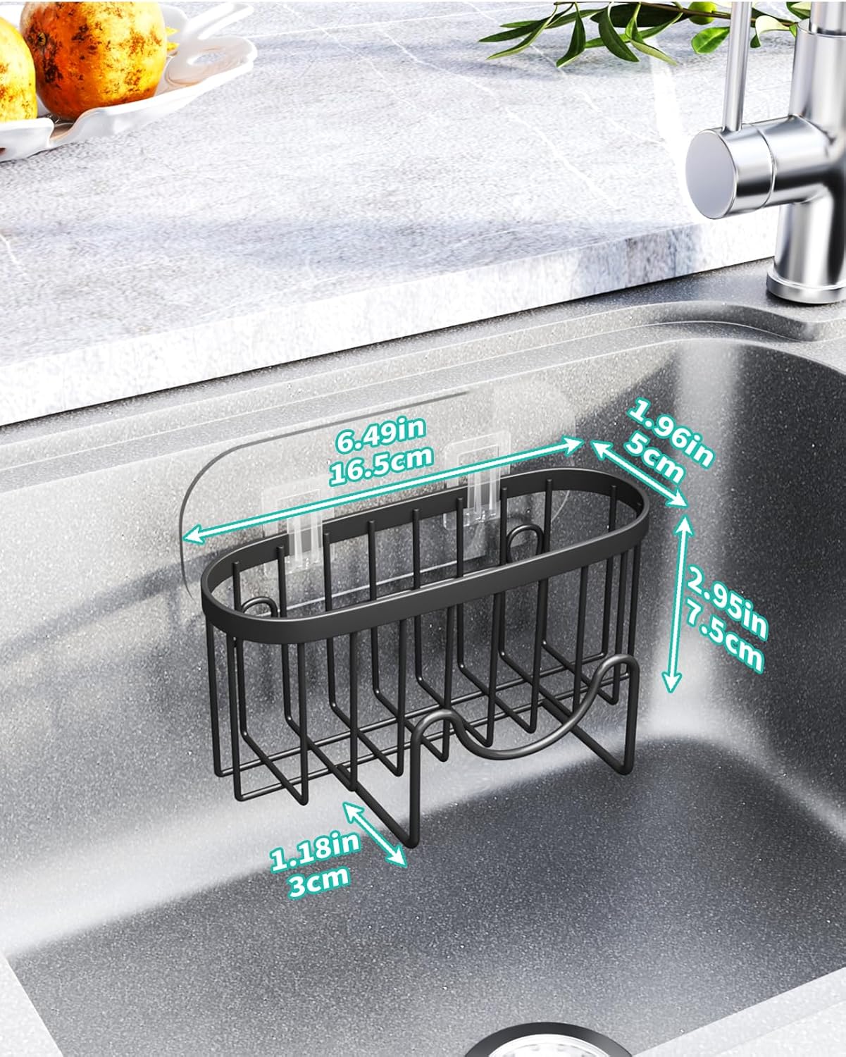 Multifunctional Sponge Holder with Unique M-Shaped