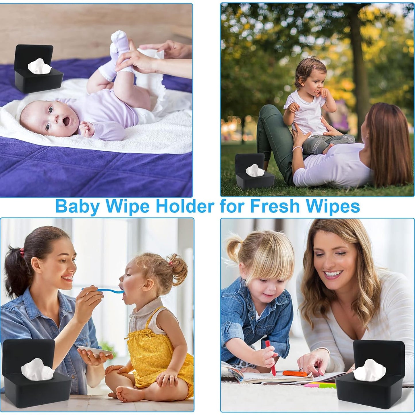 Baby Wipes Dispenser, Wipes Dispenser Baby Wipes Case, Baby Wipe Holder for Fresh Wipes