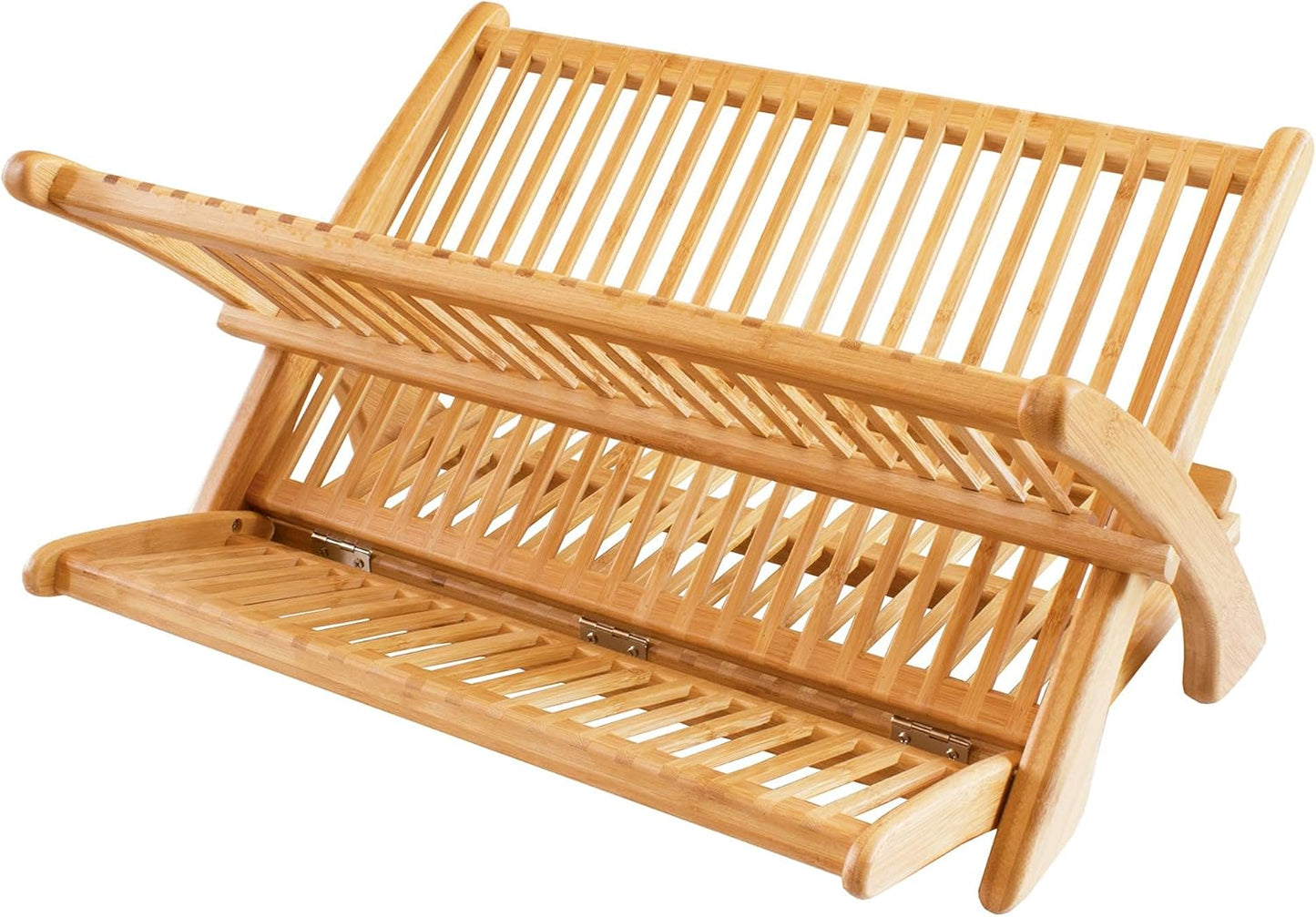 Eco Collapsible Bamboo Dish Drying Rack