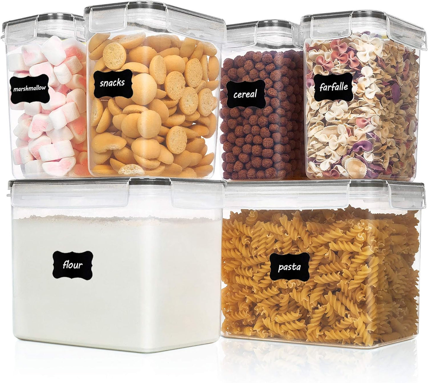 Airtight Food Storage Containers 6 Pieces