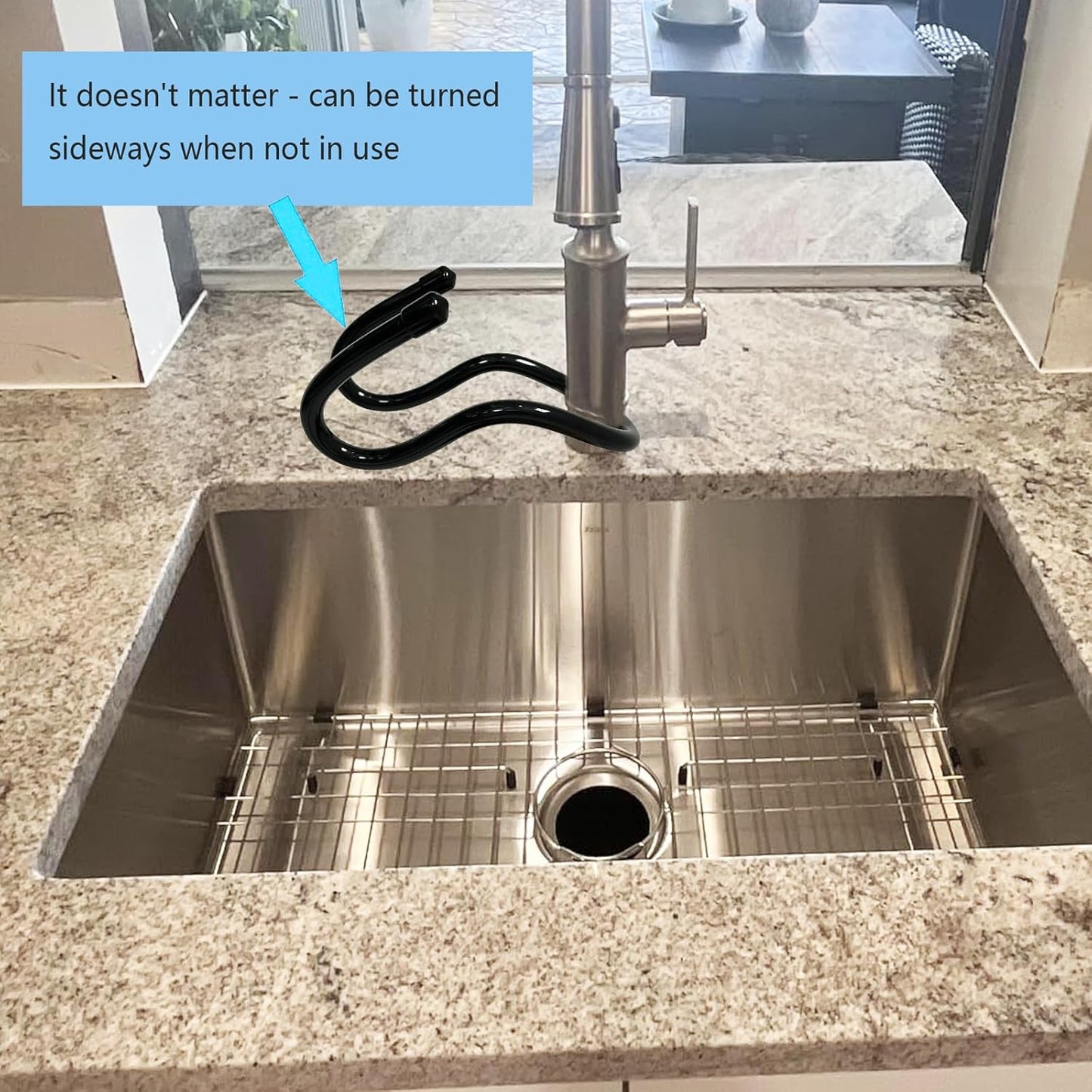 Sling Flexible Sink Caddy, Sink Sponge Holder Organizer, Non-Slip – Holds Sponge