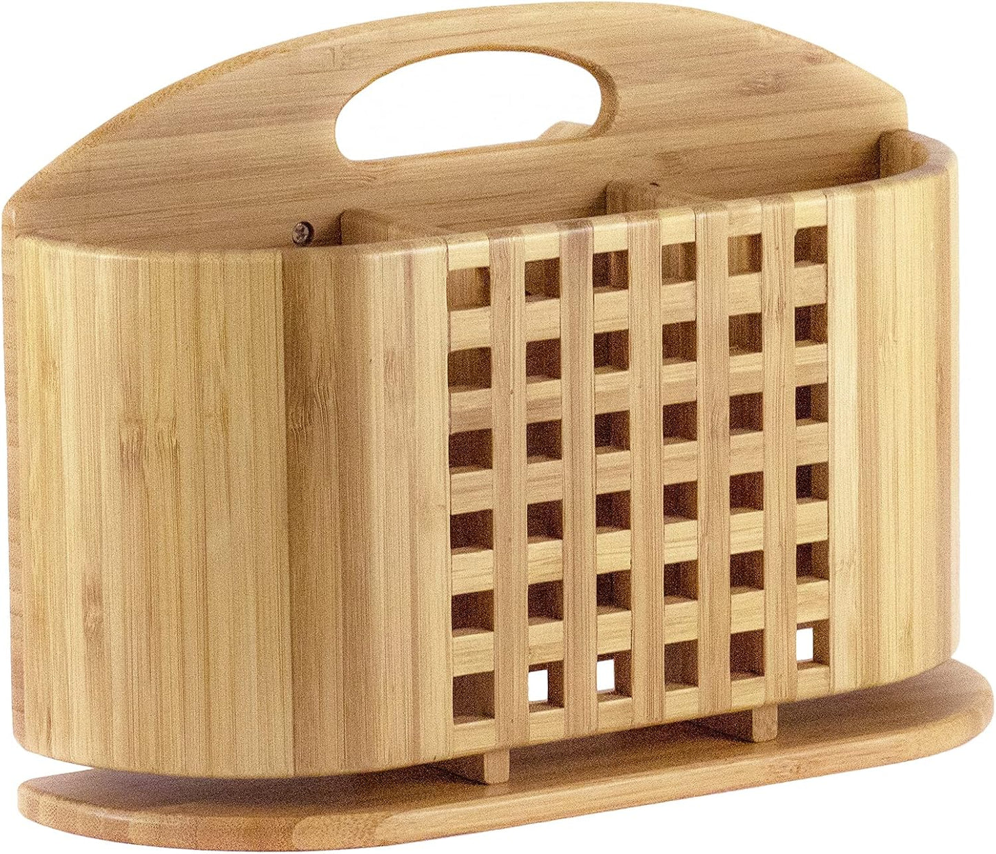 "Eco" Utensil, Flatware and Cutlery Drying Caddy for Totally Bamboo Eco Dish Drying Rack