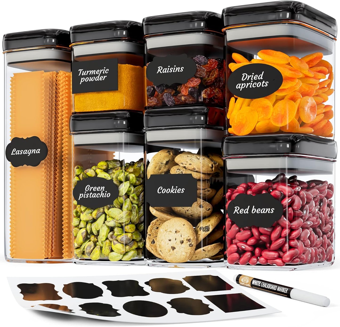 Airtight Food Storage Containers Set for Home Organization