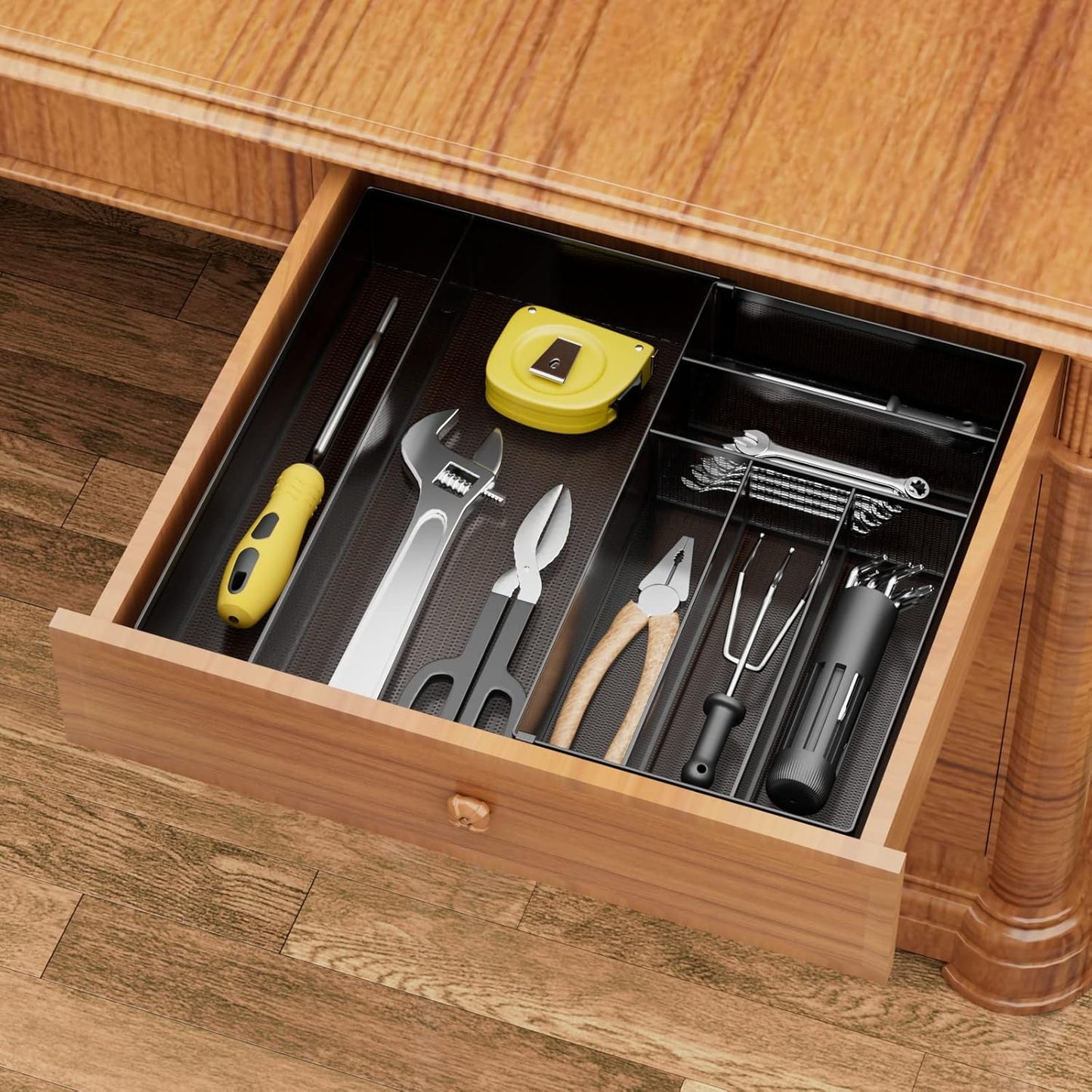 Utensil Drawer Organizer - Expandable Cutlery Tray