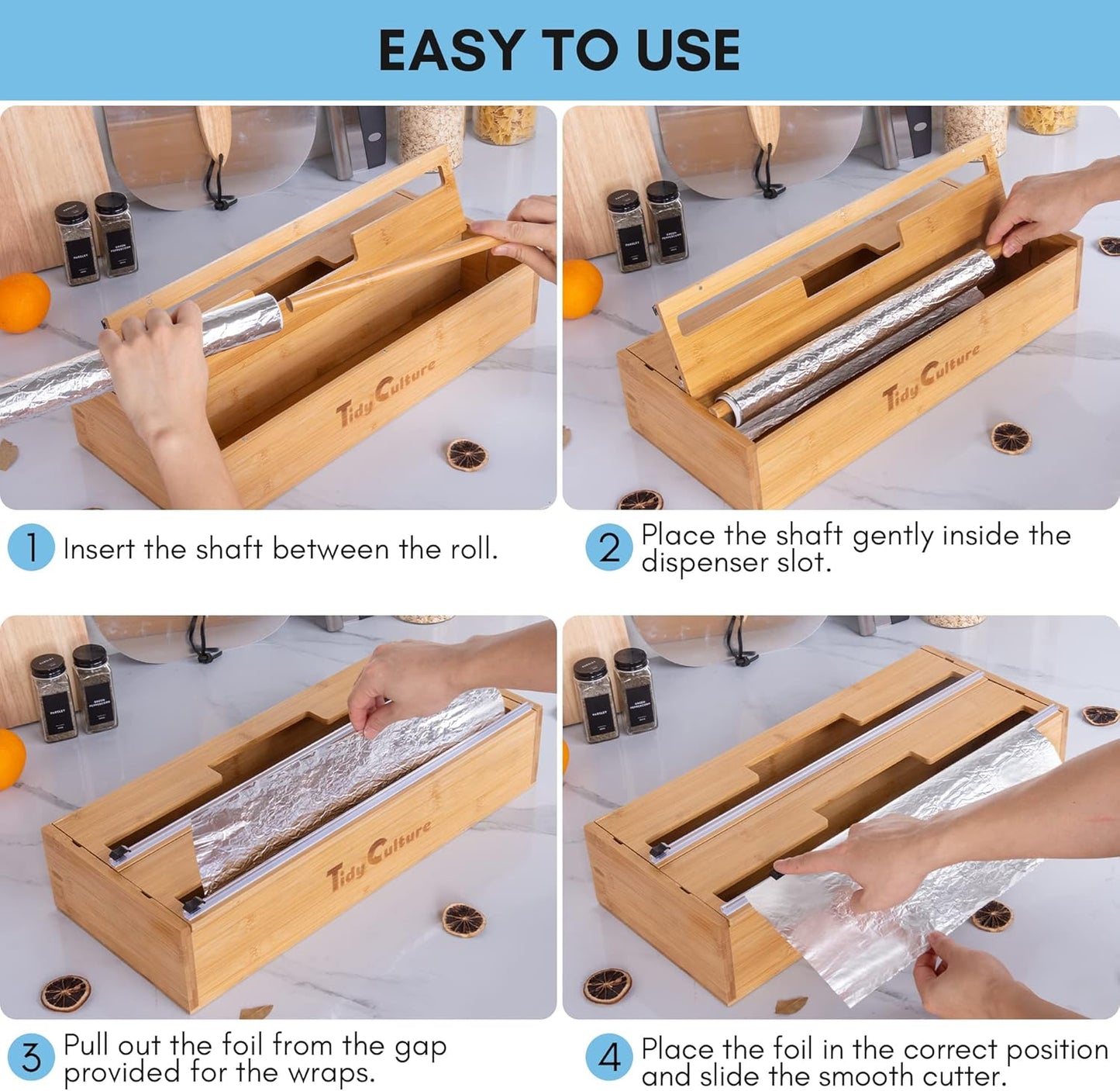 18 Inch Large Foil Wrap Dispenser with Cutter