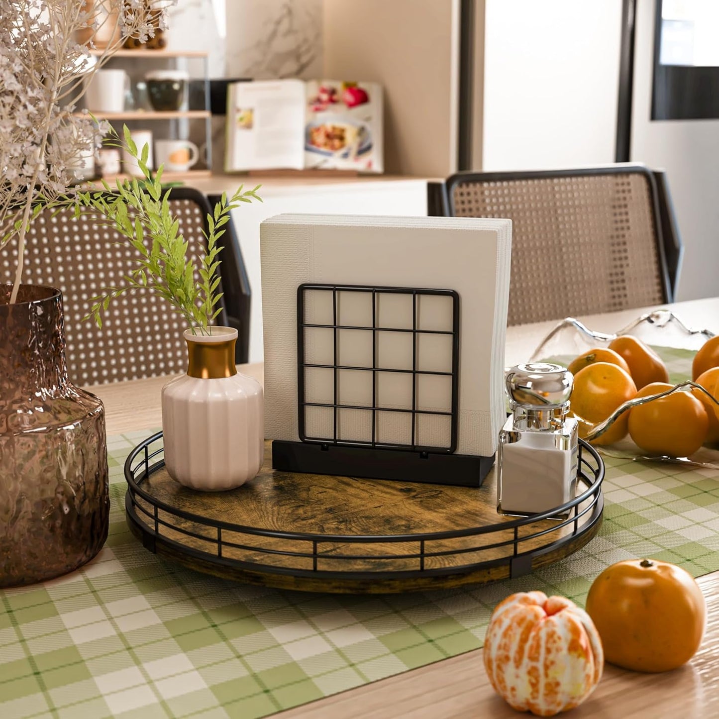 Lazy Susan Turntable Organizer for Table Top