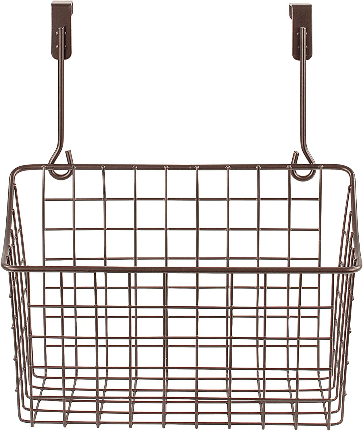 Medium Cabinet Door Wire Basket Grid Over Cabinet Organizer Bronze
