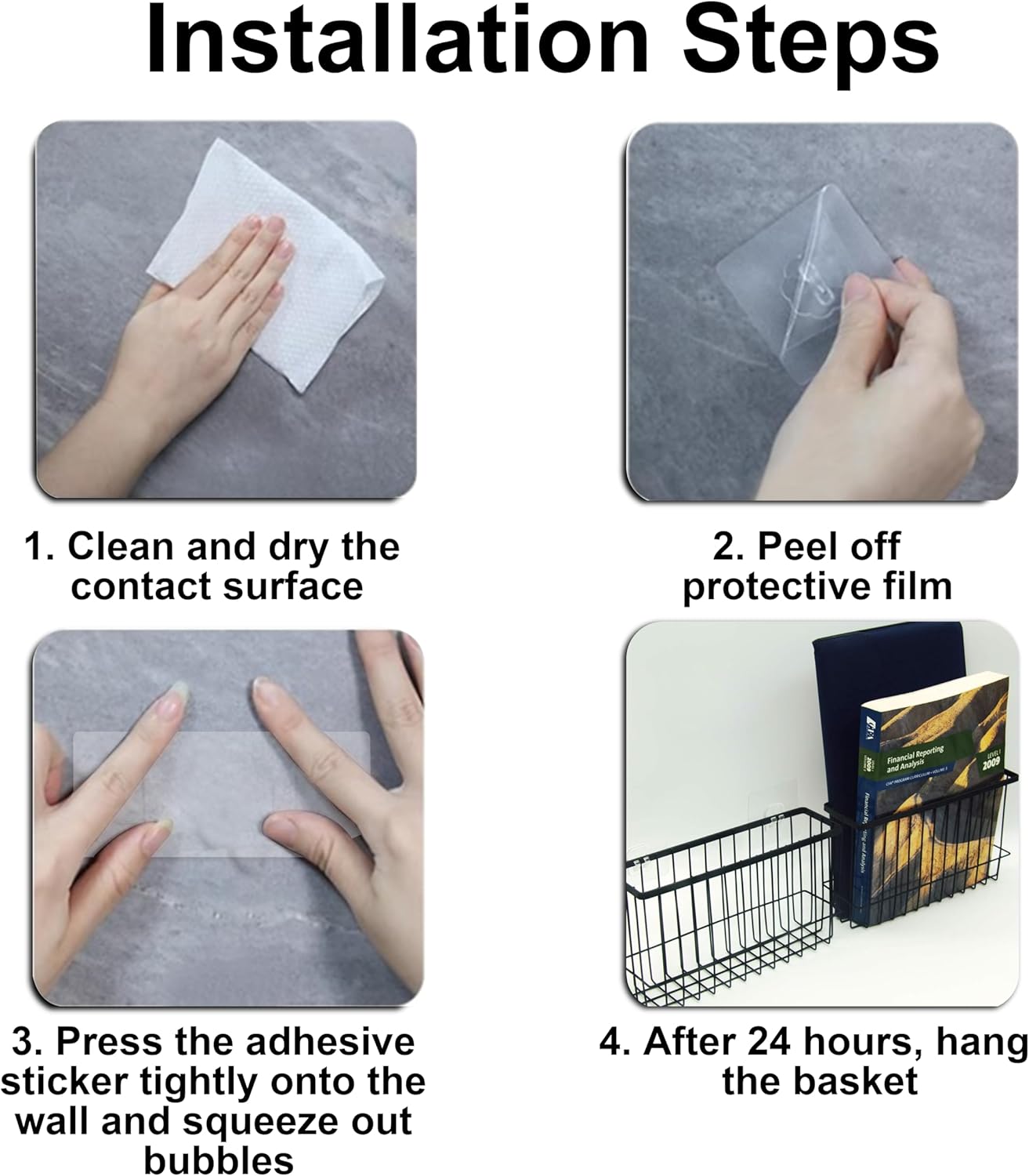 2 Pack Cabinet Door Organizer, Foil and Plastic Wrap Organizer