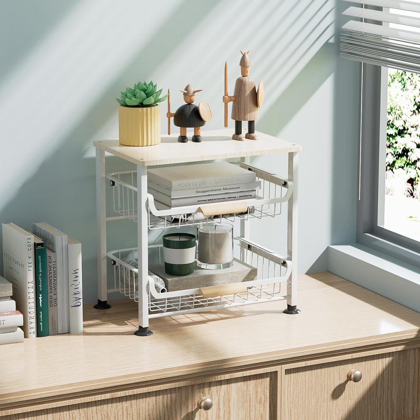 3-layer Kitchen Fruit Storage Basket Snack Rack
