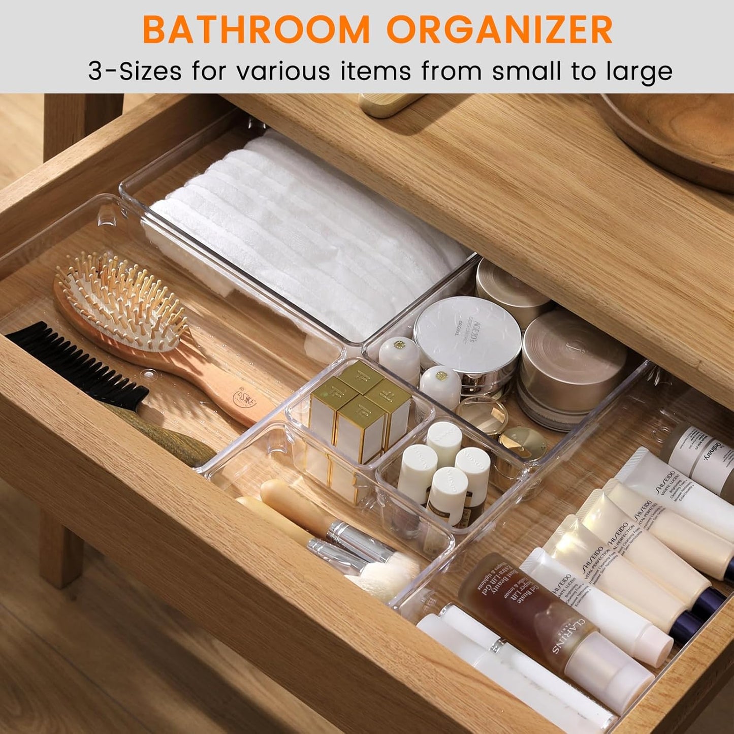 8 Pack Drawer Organizer for Kitchen Gadgets