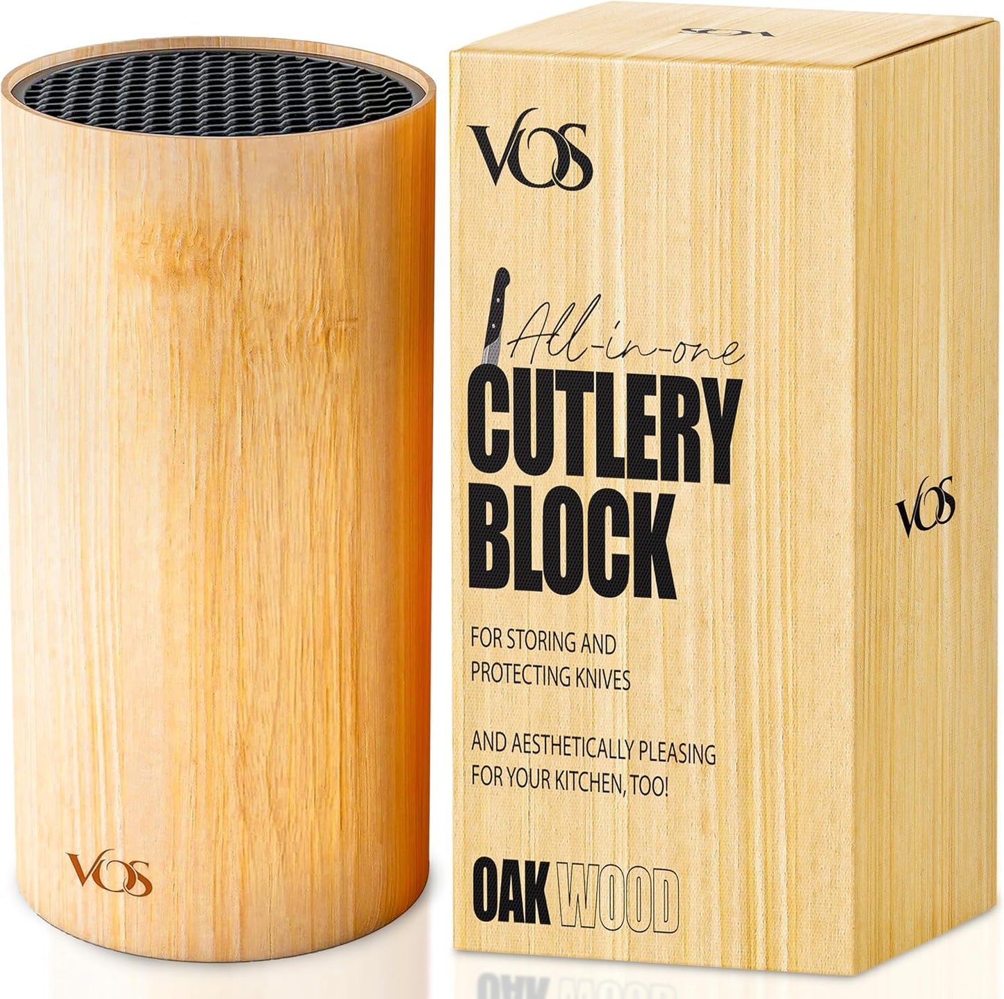 Universal Knife Block - Countertop Knife Block Without Knives