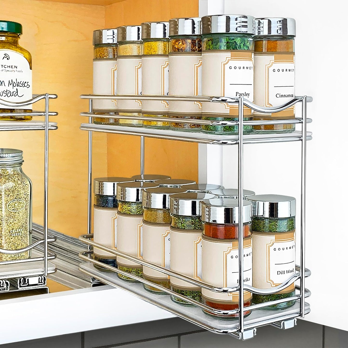 LYNK PROFESSIONAL® Pull Out Spice Organization for Cabinets