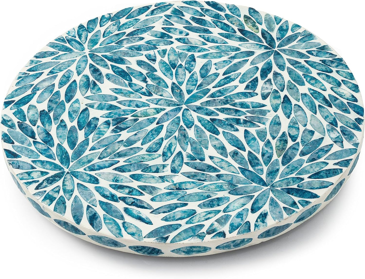 Lazy Susan for Table Mother of Pearl Turntable Organizer