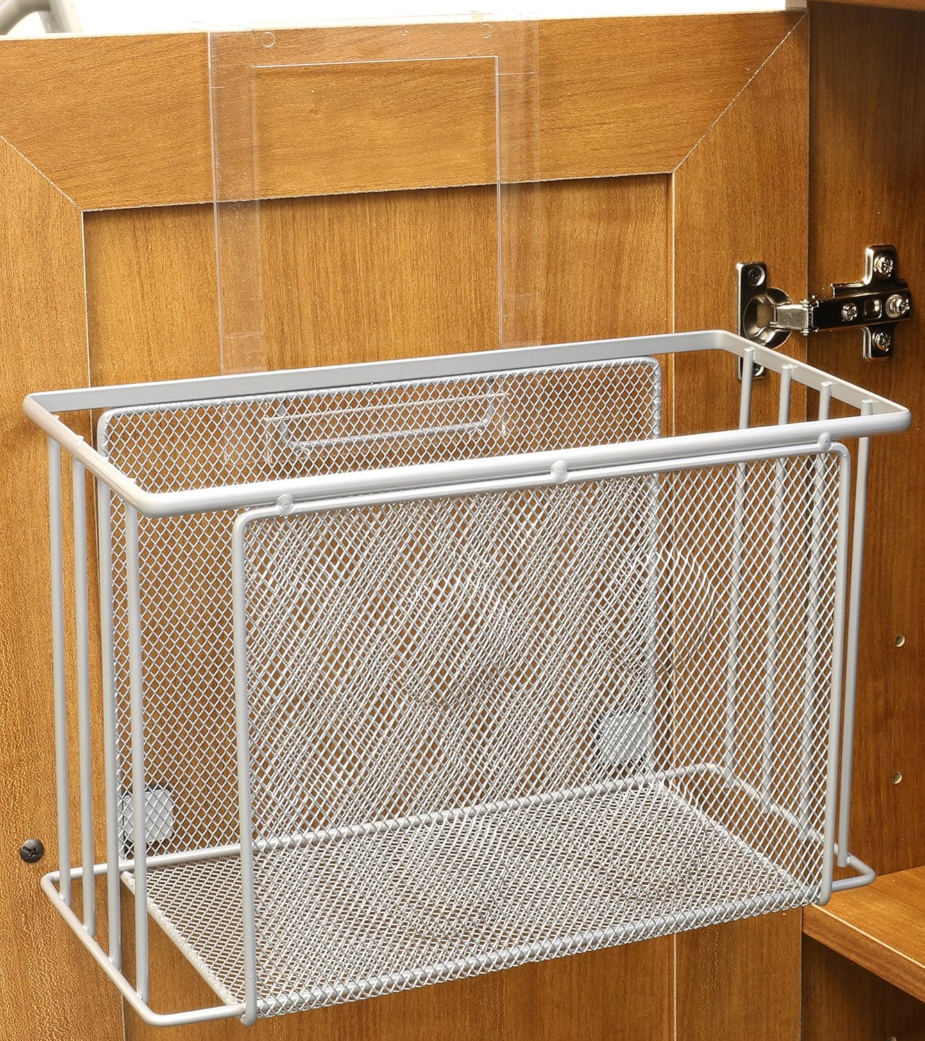 Over Cabinet Door Organizer, Silver